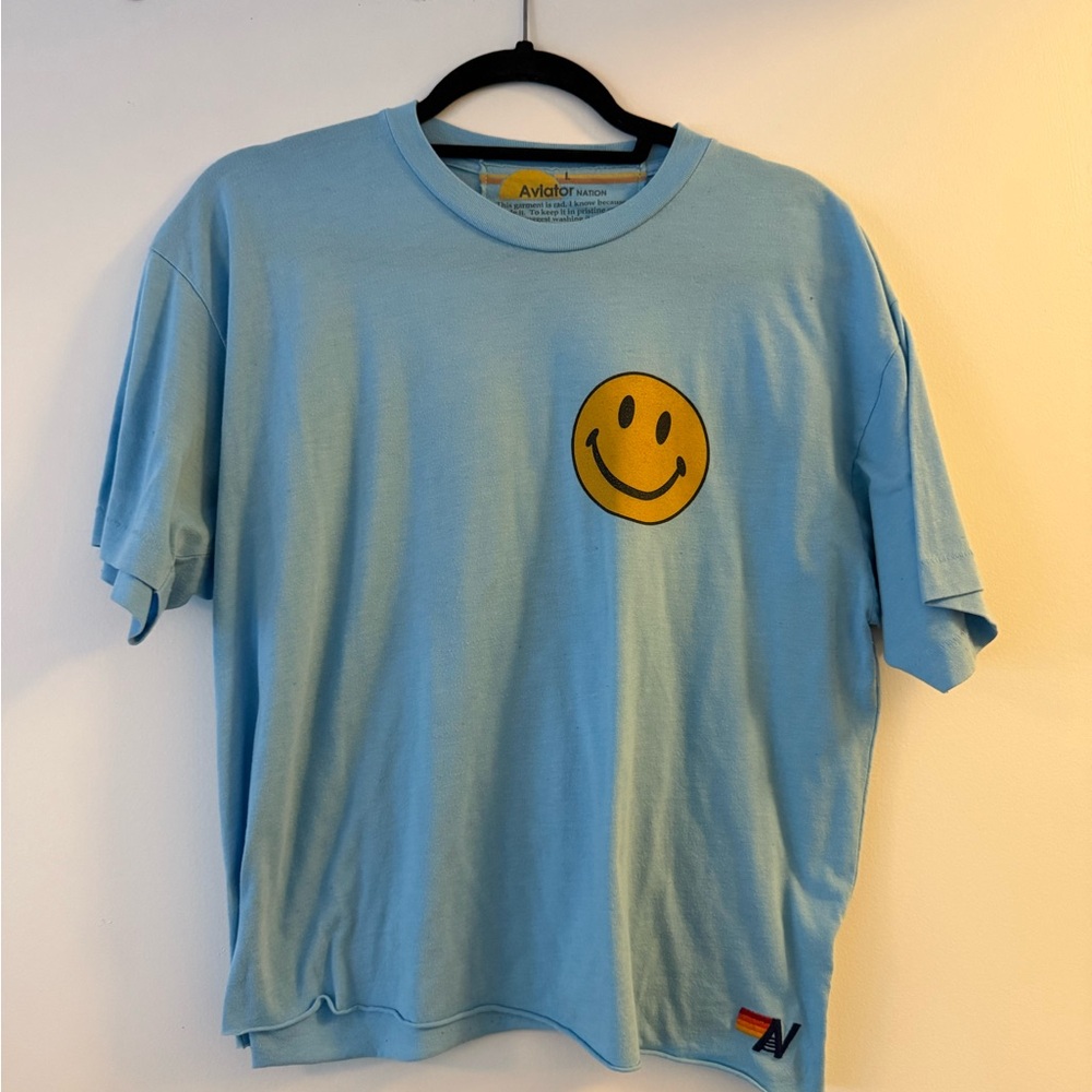Aviator Nation Light Blue Tee